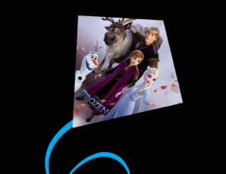 Günther drak Disney Frozen (DISNEY Létající drak pro děti FROZEN 70 x 70 cm)