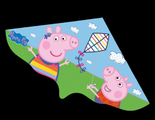 Günther drak Peppa Pig 115 x 63 cm. (Létající drak pro děti PEPPA PIG 115x63 cm)