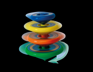 Günther rotující  káča  Top Spin (&lt;P&gt;&lt;SPAN style= FONT-SIZE: 14pt; FONT-FAMILY: verdana,geneva &gt;&lt;FONT size=3&gt;TOP SPIN dovednostní hra s pěti kotouči a startérem.&lt;/FONT&gt;&lt;/P&gt;&lt;/SPAN&gt;)