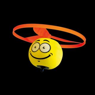 Günther vystřelovací vrtulka Spin Ball Smajlík (&lt;P&gt;&lt;SPAN style= FONT-SIZE: 14pt; FONT-FAMILY: verdana,geneva &gt;Vystřelovací vrtulka&amp;nbsp;SPIN BALL s odpalovačem, která&amp;nbsp;se po dopadu na zem chová jako  káča &amp;nbsp;&amp;nbsp;&lt;/S