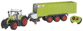 Happy People RC traktor Claas Axion 870 + přívěs Cargos 9600 1:16 (&lt;p&gt;&lt;span&gt;Nejnovější model Traktor CLAAS Axion 870 v měřítku 1:16 na frekvenci 2,4GHz RTR verze včetně baterií&lt;/span&gt; v setu s přívěsem CLAAS CARGOS 9600, celková délka 10