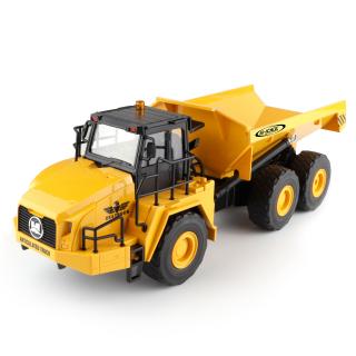 Huina RC Dump Truck 1:18 (&lt;P&gt;RC sklápěč&amp;nbsp;v měřítku 1:18, 2,4Ghz,&amp;nbsp;zvukový a světelný modul,&amp;nbsp;9 kanálů,&amp;nbsp;barva žlutá.&lt;/P&gt;)