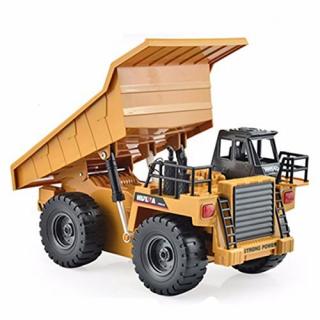Huina RC nákladní auto sklápěč s kovovou kabinou 1:18 (&lt;P&gt;Propracovaný&amp;nbsp;sklápěč - dumper s kovovu kabinou, 6 kanálů, LED osvětlení, pohon 4x4, v měřítku 1:18.&lt;/P&gt;)