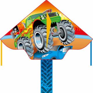 Invento drak Simple Flyer Monster Truck (&lt;P&gt;Létající drak pro děti Simple Flyer Monster Truck, rozměr 75 x&amp;nbsp;120 cm, věk 5+.&lt;/P&gt;)