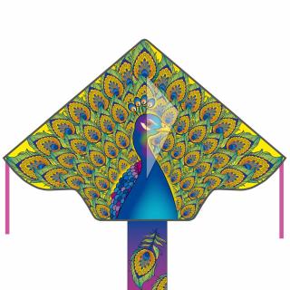 Invento drak Simple Flyer Peacock (&lt;P&gt;Létající drak pro děti Simple Flyer Peacock , rozměr 75 x&amp;nbsp;120 cm, věk 5+.&lt;/P&gt;)