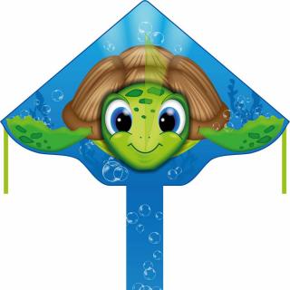 Invento drak Simple Flyer Sea Turtle (&lt;P&gt;Létající drak pro děti Simple Flyer Sea Turtle, rozměr 75 x&amp;nbsp;120 cm, věk 5+.&lt;/P&gt;)