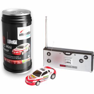 Invento RC miniatutíčko v plechovce Mini-Racer 1:63 (Mini-Racer autíčko na dálkové ovládání.)