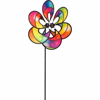 Invento větrník Flower Cosmos (Větrník&amp;nbsp;Flower Cosmos je jako&amp;nbsp;duhová květina&amp;nbsp;- jak vítr sílí, barvy se mísí a vytvářejí fascinující efekty.&lt;BR&gt;)