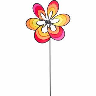 Invento větrník Flower Illusion (Větrník&amp;nbsp;Flower Illusion je jako&amp;nbsp;duhová květina&amp;nbsp;- jak vítr sílí, barvy se mísí a vytvářejí fascinující efekty.&lt;BR&gt;)
