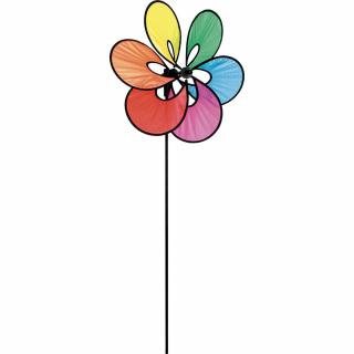 Invento větrník Flower Rainbow (Větrník&amp;nbsp;Flower Rainbow je jako&amp;nbsp;duhová květina&amp;nbsp;- jak vítr sílí, barvy se mísí a vytvářejí fascinující efekty.&lt;BR&gt;)