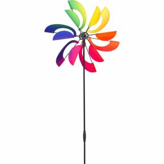 Invento větrník Rainbow Swirl (Větrník Rainbow Swirl je jako&amp;nbsp;kouzelná duha - jak vítr sílí, barvy se mísí a vytvářejí fascinující efekty. Jedinečný Rainbow Swirl vás ohromý svou velikostí a bude ozdobou vaší zahrady, terasy nebo balkónu.&lt;BR&gt