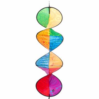 Invento závěsná spirála Helix (Zvonkohra/ barevná spirála&amp;nbsp;Helix zachycuje sluneční světlo, vytváří krásné duhové představení a dodá vaší zahradě nebo terase útulný a příjemný pocit.)