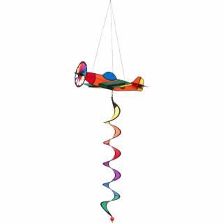 Invento závěsná spirála Letadlo Twist Orange (Zvonkohra/ barevná spirála&amp;nbsp;Letadlo Twist Orange zachycuje sluneční světlo a vytváří krásné duhové představení.)