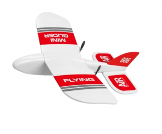 KFPlan RC letadlo Nano mini glider (Ultralehké letadlo na dálkové ovládání pro děti, 2,4 GHz, lehký EPP materíál, vynikající letové vlastnosti.)