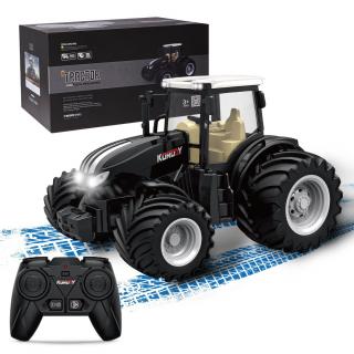 Korody RC traktor kovový 2,4 Ghz s širokými koly, LED osvětlení, zvuk (&lt;P&gt;RC TRAKTOR kovový 2,4 Ghz&amp;nbsp;s širokými koly 1:24, LED osvětlení, zvuk, nejvyšší řada od společnosti Korody&lt;/P&gt;
&lt;P&gt;&amp;nbsp;&lt;/P&gt;)
