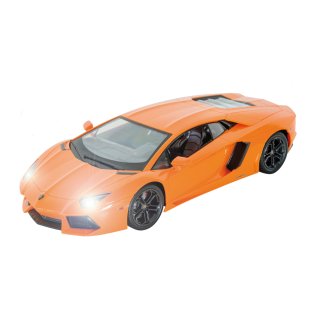 Lamborghini Aventador LP 700-4, licencovaný model 1:14, LED, 100% RTR, oranžová (Lamborghini Aventador LP 700-4, licencovaný model 1:14, LED přední osvětlení, gumové pneumatiky,&amp;nbsp;100% RTR, v oranžové barvě&lt;BR&gt;)