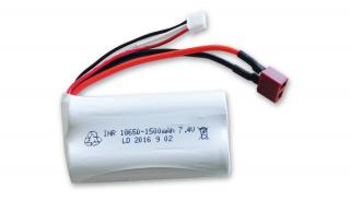 Li-Ion aku  7,4V/1500mAh T-plug pro mnoho aut 1:12 jako Eagle, Extreme, Across, Nord Cook (Li-Ion aku&amp;nbsp; 7,4V/1500mAh T-plug pro mnoho aut 1:12 jako Eagle, Extreme, Across, Nord Cook)