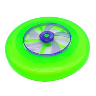 LIGHT UP Frisbee s LED a funkčním rotorem (Samolétající&amp;nbsp;LED svítící Frisbee UFO LIGHT UP s vlastním rotorem, kvalitní plast, průměr 22,5 cm)