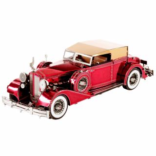 Metal Earth Luxusní ocelová stavebnice 1934 Packard Twelve Convertible (&lt;P&gt;Luxusní 3D ocelová stavebnice 1934 Packard Twelve Convertible. 2,5&amp;nbsp;kovové destičky ICONX&amp;nbsp;(11 x&amp;nbsp;11 cm), počet dílů: 111.&lt;/P&gt;)