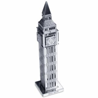 Metal Earth Luxusní ocelová stavebnice Big Ben Tower (&lt;P&gt;Luxusní 3D ocelová stavebnice Big Ben Tower MMS019.&amp;nbsp;1 kovová destička (11 x&amp;nbsp;11 cm), počet dílů: 13.&lt;BR&gt;&lt;/P&gt;)