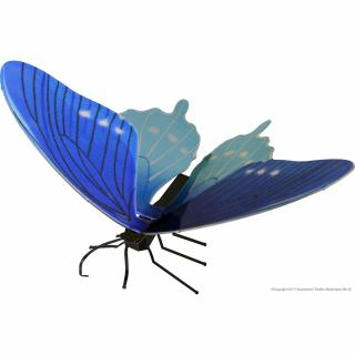 Metal Earth Luxusní ocelová stavebnice Butterfly Pipevine Swallowtail (&lt;P&gt;Luxusní 3D ocelová stavebnice Butterfly Pipevine Swallowtail MMS128.&amp;nbsp;1 kovová barevná&amp;nbsp;destička (11 x&amp;nbsp;11 cm), počet dílů: 10.&lt;BR&gt;&lt;/P&gt;)
