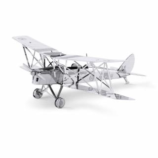 Metal Earth Luxusní ocelová stavebnice DH82 Tiger Moth (&lt;P&gt;Luxusní 3D ocelová stavebnice&amp;nbsp;DH82 Tiger Moth MMS066.&amp;nbsp;1 kovová destička (11 x&amp;nbsp;11 cm), počet dílů: 20.&lt;BR&gt;&lt;/P&gt;)