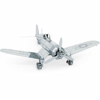 Metal Earth Luxusní ocelová stavebnice F4U Corsair (&lt;P&gt;Luxusní 3D ocelová stavebnice&amp;nbsp;F4U Corsair MMS035.&amp;nbsp;1 kovová destička (11 x&amp;nbsp;11 cm), počet dílů: 18.&lt;BR&gt;&lt;/P&gt;)