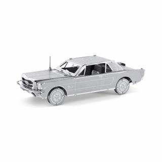 Metal Earth Luxusní ocelová stavebnice Ford 1965 Mustang Coupe (&lt;P&gt;Luxusní 3D ocelová stavebnice Ford 1965 Mustang Coupe MMS056. 2&amp;nbsp;kovové destičky&amp;nbsp;(11 x&amp;nbsp;11 cm), počet dílů: 50.&lt;BR&gt;&lt;/P&gt;)
