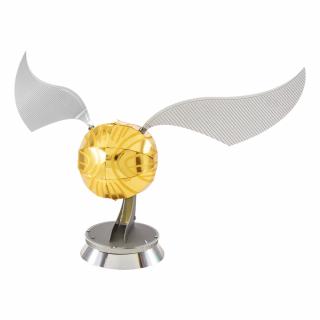 Metal Earth Luxusní ocelová stavebnice Harry Potter - Zlatonka (&lt;P&gt;Luxusní 3D ocelová stavebnice Prémiová série Harry Potter - Zlatonka. 2&amp;nbsp;kovové destičky ICONX&amp;nbsp;(11 x&amp;nbsp;11 cm), počet dílů: 12.&lt;BR&gt;&lt;/P&gt;)