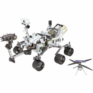 Metal Earth Luxusní ocelová stavebnice Mars Rover Perseverance &amp; Ingenuity Helicopter (&lt;P&gt;Luxusní 3D ocelová stavebnice Mars Rover Perseverance &amp; Ingenuity Helicopter. 4,5&amp;nbsp;kovové destičky ICONX&amp;nbsp;(11 x&amp;nbsp;11 cm), počet 