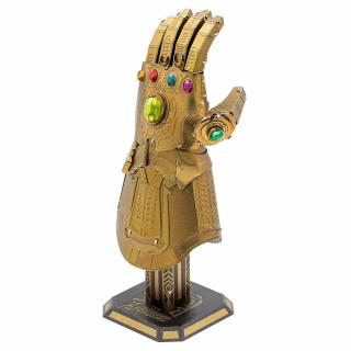 Metal Earth Luxusní ocelová stavebnice Marvel Avengers Infinity Gauntlet (&lt;P&gt;Luxusní 3D ocelová stavebnice Marvel Avengers Infinity Gauntlet. 2&amp;nbsp;kovové destičky&amp;nbsp;&amp;nbsp;(11 x&amp;nbsp;11 cm), počet dílů: 57.&lt;/P&gt;)