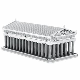 Metal Earth Luxusní ocelová stavebnice Parthenon (&lt;P&gt;Luxusní 3D ocelová stavebnice Parthenon MMS059.&amp;nbsp;3&amp;nbsp;kovové destičky&amp;nbsp;&amp;nbsp;(11 x&amp;nbsp;11 cm), počet dílů: 84.&lt;BR&gt;&lt;/P&gt;)