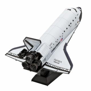 Metal Earth Luxusní ocelová stavebnice Raketoplán Atlantis (barevný) (&lt;P&gt;Luxusní 3D ocelová stavebnice Raketoplán Atlantis (barevný) MMS211A&amp;nbsp;. 2 barevné kovové destičky (11 x&amp;nbsp;11 cm), počet dílů: 71.&lt;BR&gt;&lt;/P&gt;)