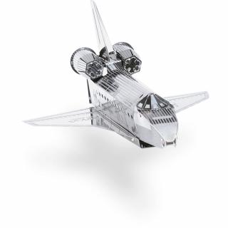 Metal Earth Luxusní ocelová stavebnice Raketoplán Atlantis (&lt;P&gt;Luxusní 3D ocelová stavebnice&amp;nbsp;Raketoplán Atlantis MMS015.&amp;nbsp;1 kovová destička (11 x&amp;nbsp;11 cm), počet dílů: 16.&lt;BR&gt;&lt;/P&gt;)