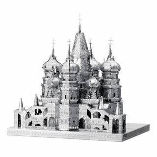 Metal Earth Luxusní ocelová stavebnice Saint Basils Cathedral (&lt;P&gt;Luxusní 3D ocelová stavebnice Saint Basils CathedralI CX006. 2&amp;nbsp;kovové destičky&amp;nbsp;&amp;nbsp;(10 x&amp;nbsp;20 cm), počet dílů: 96.&lt;BR&gt;&lt;/P&gt;)