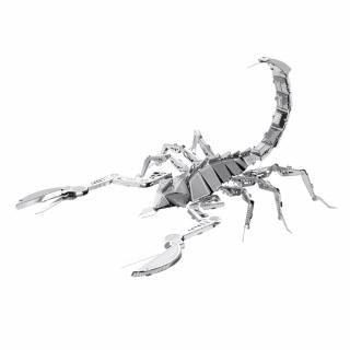 Metal Earth Luxusní ocelová stavebnice Scorpion (&lt;P&gt;Luxusní 3D ocelová stavebnice Scorpion MMS070.&amp;nbsp;1 kovová destička (11 x&amp;nbsp;11 cm), počet dílů: 40.&lt;BR&gt;&lt;/P&gt;)