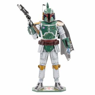 Metal Earth Luxusní ocelová stavebnice Star Wars Boba Fett (&lt;P&gt;Luxusní&amp;nbsp; 3D ocelová stavebnice Prémiová řada STAR WARS Boba Fett&amp;nbsp; ICX135.&lt;/P&gt;)