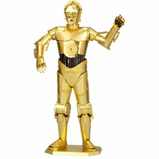 Metal Earth Luxusní ocelová stavebnice Star Wars - C-3PO (&lt;P&gt;Luxusní 3D ocelová stavebnice Prémiová řada STAR WARS - C-3PO ICX229&lt;/P&gt;)