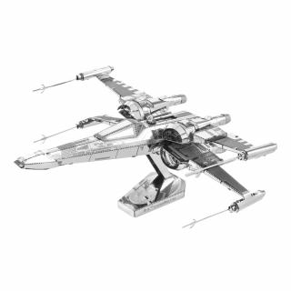 Metal Earth Luxusní ocelová stavebnice Star Wars   EP 7 PD stíhačka X-Wing (&lt;P&gt;Luxusní 3D ocelová stavebnice Prémiová řada Star Wars - EP 7 PD stíhačka X-Wing MMS269. 2&amp;nbsp;kovové destičky&amp;nbsp;(11 x&amp;nbsp;11 cm), počet dílů: 54.&lt;BR&g