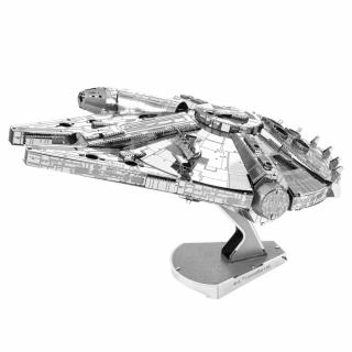 Metal Earth Luxusní ocelová stavebnice Star Wars Millennium Falcon (&lt;P&gt;Luxusní 3D&amp;nbsp;ocelová stavebnice Prémiová série Star Wars Millennium Falcon&amp;nbsp; ICX200B. 2&amp;nbsp;kovové destičky ICONX&amp;nbsp;(10 x&amp;nbsp;20 cm), počet dílů: 