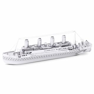 Metal Earth Luxusní ocelová stavebnice Titanic (&lt;P&gt;Luxusní 3D ocelová stavebnice Titanic&amp;nbsp; MMS030. 2&amp;nbsp;kovové destičky&amp;nbsp;(11 x&amp;nbsp;11 cm), počet dílů: 65.&lt;BR&gt;&lt;/P&gt;)