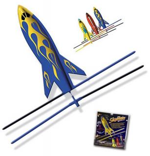 Miniprop SkyBlades Hybrid Rockets s gumovým pohonem (&lt;P&gt;Raketa SkyBlades s gumovým pohonem ve 3 barvách s doletem do výšky&amp;nbsp;přes 30 metrů. &lt;/P&gt;)