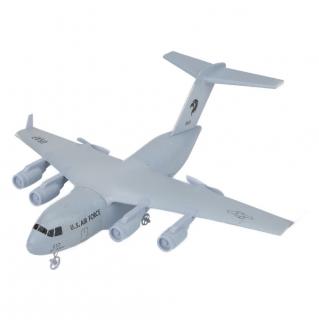 QF RC letadlo Boeing C-17 RTF, rozpětí 373mm, gyroskopická stabilizace (&lt;P&gt;Maketa RC letadlo Boeing C-17 pro začátečníky s 3D stabilizací, 3 kanály, ovládané motory a výškovka,&amp;nbsp;rozpětí 373 mm, RTF sada.&lt;/P&gt;)