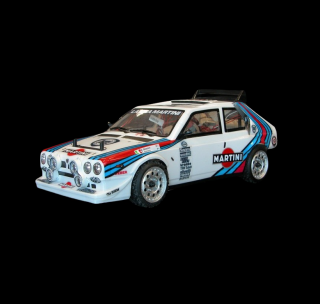 Rally Legends RC auto Lancia Delta S4 GRUPPO B MARTINI 1986 1:10 RTR (Rally Legends&amp;nbsp;Lancia&amp;nbsp;Delta S4 gr.B 1986 4WD 1:10, 2.4 GHz, licencováno, plně proporcionální,&amp;nbsp; hliníková výstuha šasi, voděodolná elektronika, 17 kuličkových l