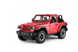 Rastar RC auto Jeep Wrangler Rubicon 1:14 červená (Rastar Jeep Wrangler Rubicon 1:14, licence, LED, metalický lak, červené)