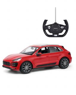 Rastar RC auto Porsche Macan Turbo 1:14 červená (PORSCHE Macan Turbo, červeý, silniční SUV 1:14 RTR)
