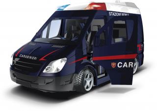 RE.EL Toys mobilní policejní jednotka Carabinieri 1:20 se světly a zvuky natahovací (RE.EL Toys auto mobilní policejní jednotka&amp;nbsp;Carabinieri se zvuky a světly, natahovací, měřítko 1:20)