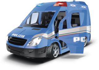 RE.EL Toys mobilní policejní jednotka Polizia 1:20 se světly a zvuky natahovací (RE.EL Toys&amp;nbsp;auto mobilní policejní jednotka Polizia se zvuky a světly, natahovací, měřítko 1:20)