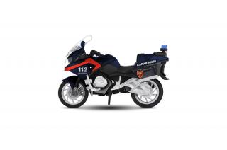 RE.EL Toys motocykl Carabinieri 1:20 se světly a zvuky (RE.EL Toys oficiálně licencovaný&amp;nbsp;motocykl&amp;nbsp;státní policie&amp;nbsp;CARABINIERI se světly a zvuky)