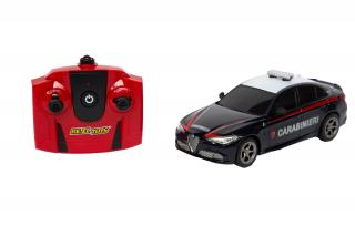 RE.EL Toys RC auto Alfa Romeo Giulia Quadrifoglio  Carabinieri 1:24 (RE.EL Toys Alfa Romeo GIULIA Carabinieri Sc.1/24 - RC 2.4GHz)
